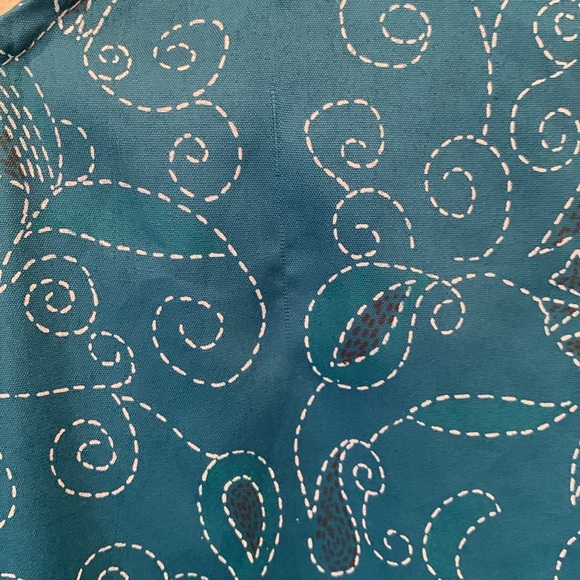 Kurta Lightweight Blue 3/4 Sleeve Women’s Approx. Medium Large -see measurements - Picture 2 of 10